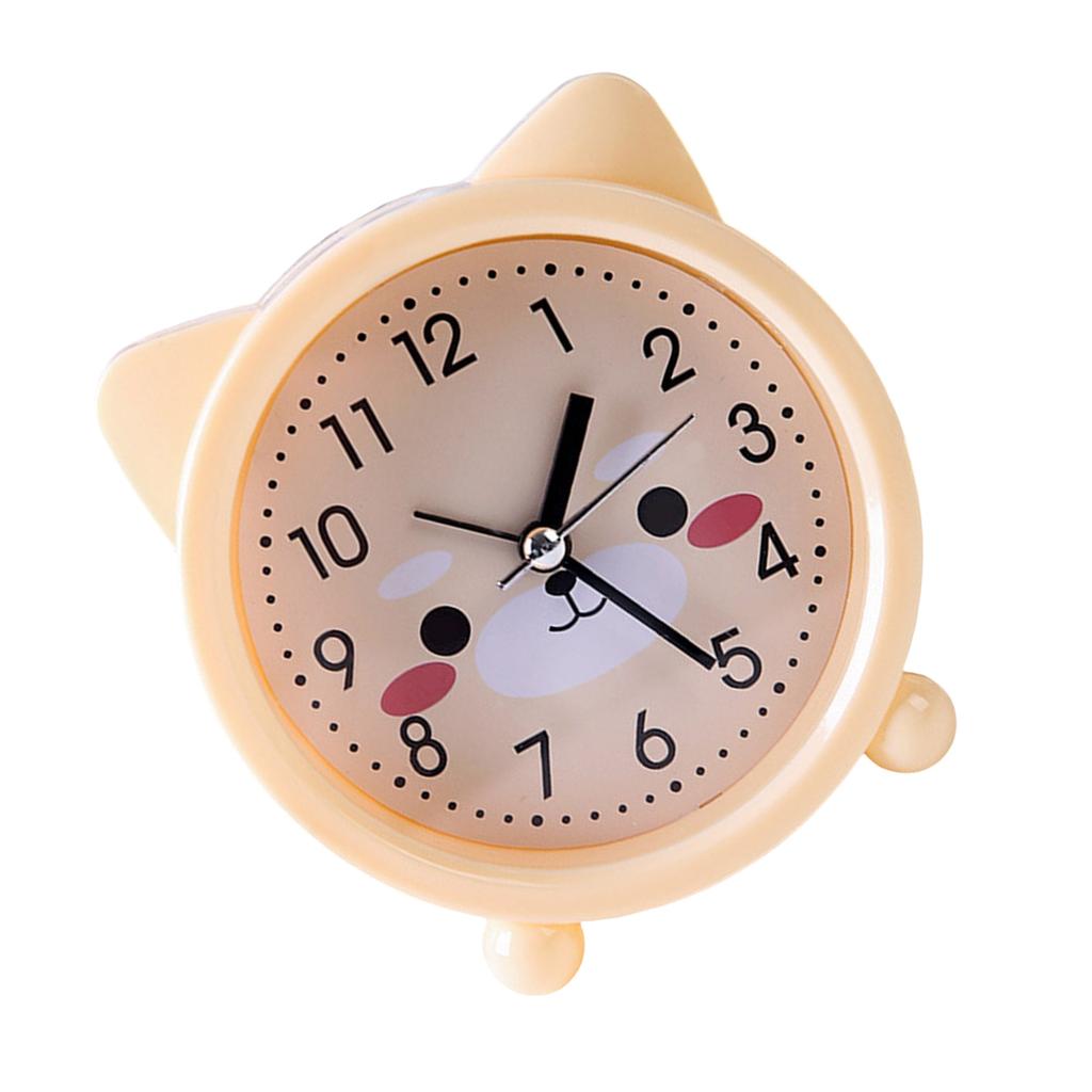Детский будильник с животными, настольные часы, часы с маленькими ушками, идеально подходят для украшения спальни и управления временем