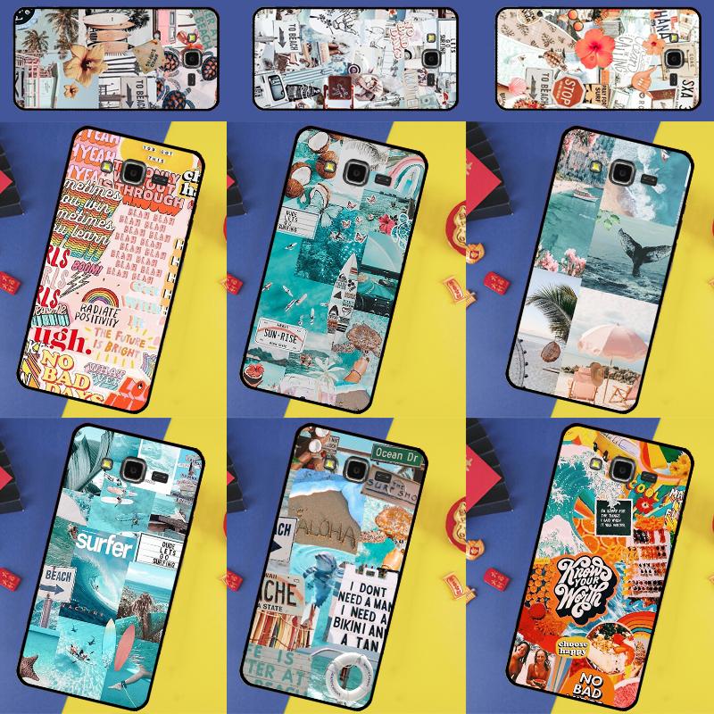 Summer Beach Collage For Samsung Galaxy M52 M32 M12 M11 M21 M31 M13 M33 M35 M53 M55 M15 M14 M34 M54 M06 M16 Case