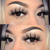 Eye Extension Long Natural Dramatic 100% Cruelty free 3D Mink Lashes 20mm Fluffy False Eyelashes