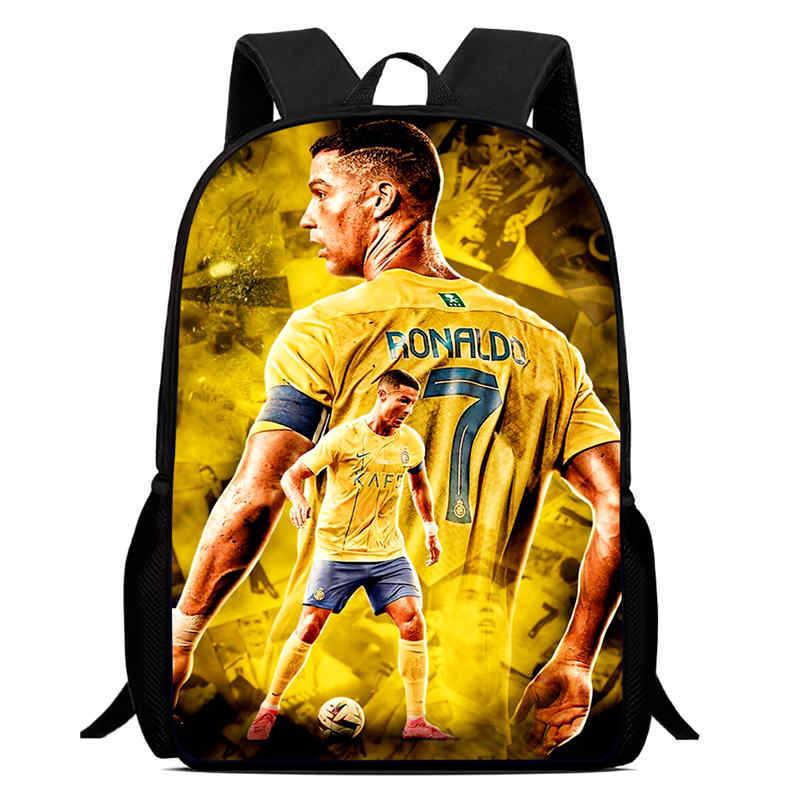 Криштиану Лионель Месси Роналду Неймар Рюкзак с узором футбольной звезды Детский
