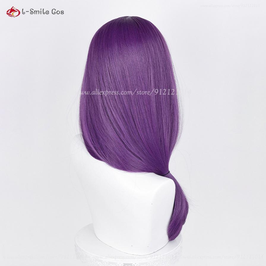 Anime Cosplay Kamishiro Rize Cosplay Wig 70cm Purple Braid Styling Rize Kamishiro Wigs Heat Resistant Synthetic Hair + Wig Cap