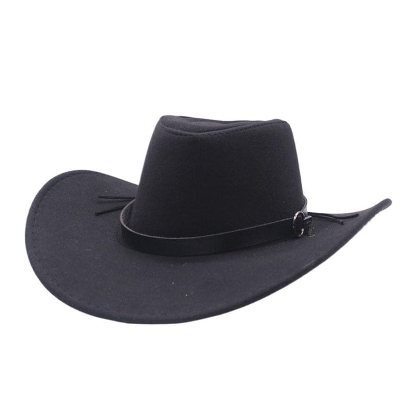 New Western Suede Cowboy Hat Men's and Women's Ethnic Style Retro Knight Top Hat British Style Jazz Hat