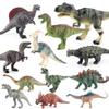 Xd-2 Jurassic Simulated Dinosaur Animals 12 Model Hollow Toys, Bagged Dinosaur Mini Ornament Dolls