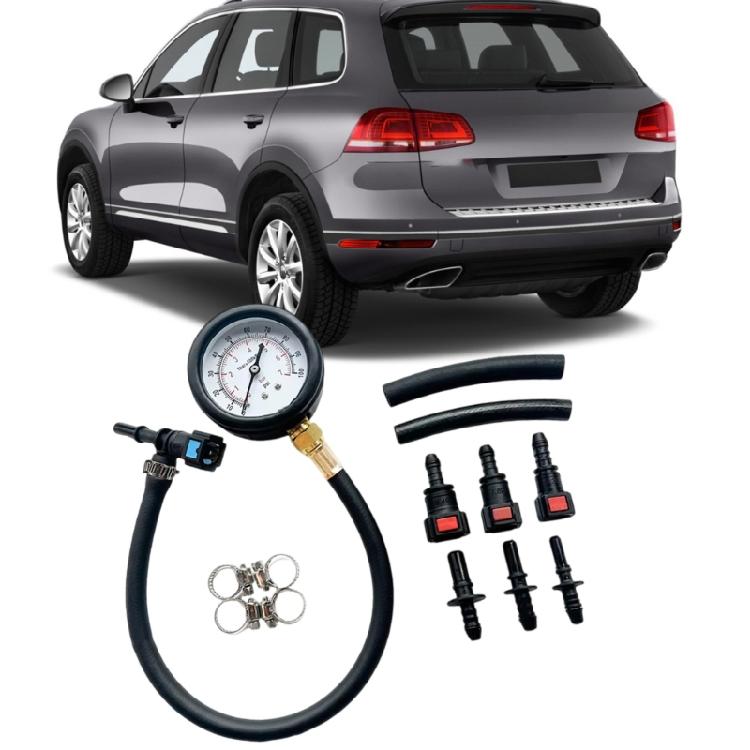 Gas Pressure Test Monitoring Tool With Quick Connector for DIY Vehicle Maintenance & Professional Use Accurate Readings