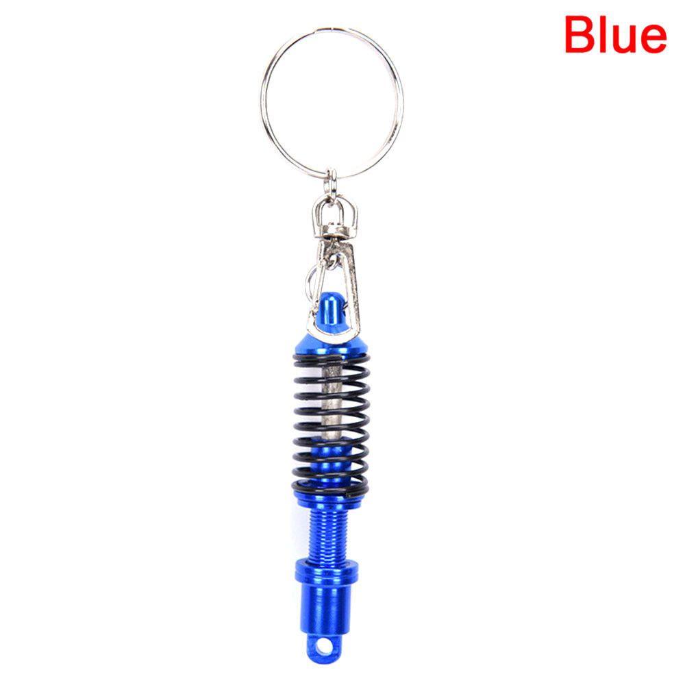 Gift Shock Absorber Alloy Keychain Keyring Adjustable Coilover Spring Key Ring
