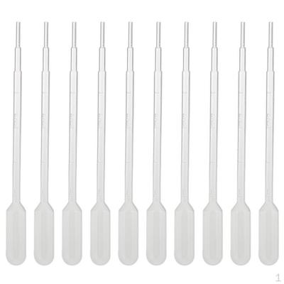 Одноразовые пипетки для переноса глазных капельниц, градуированные пипетки 1 мл, 2 мл, 3 мл, 5 мл, 10 мл Упаковка из 10 шт. -