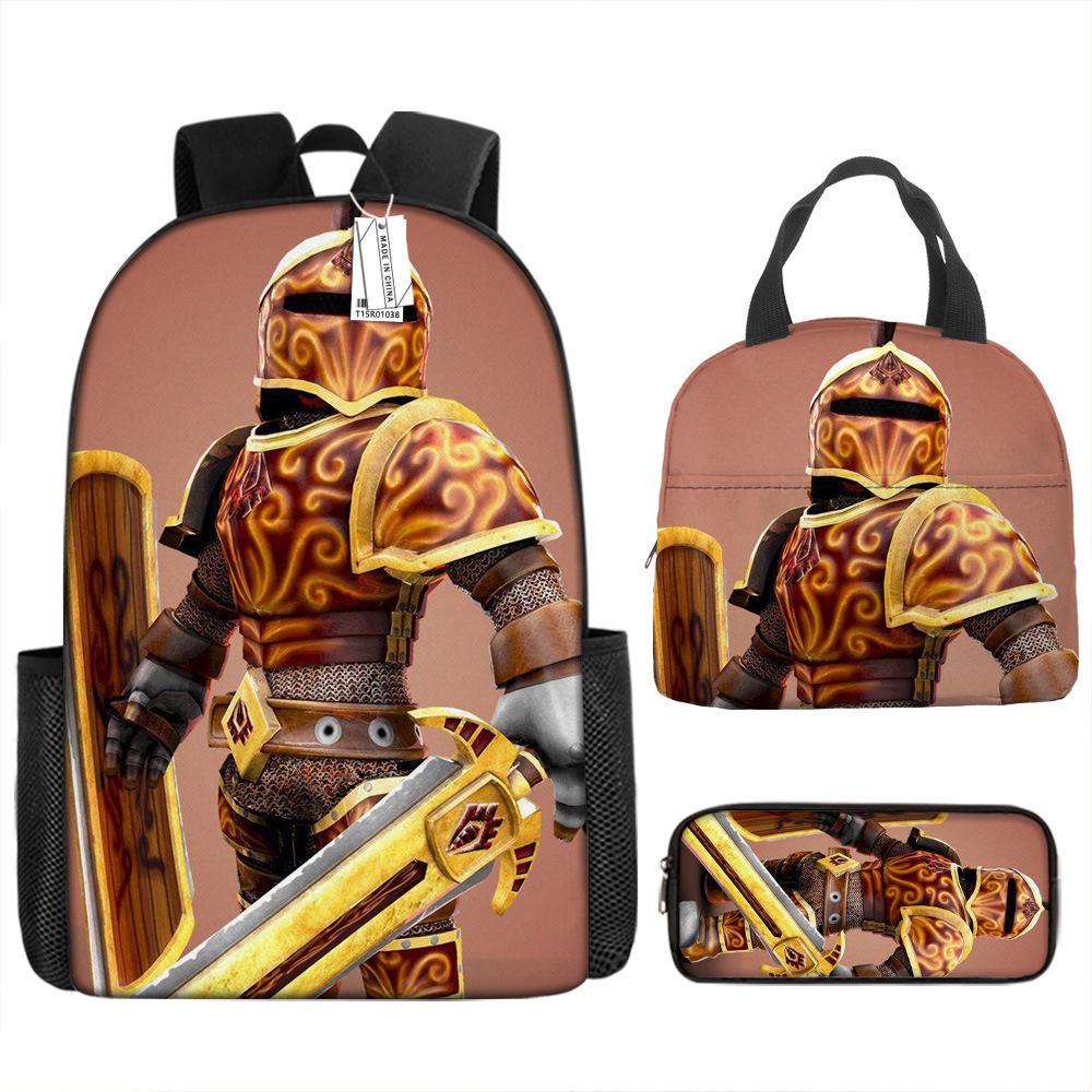 Roblox Virtual World Backpack Set for Kids - School Bag, Crossbody, Pencil Case - Gamer Gift