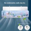 Wall-Mounted Universal Air Conditioner Wind Deflector and Anti-Direct Blow Curtain