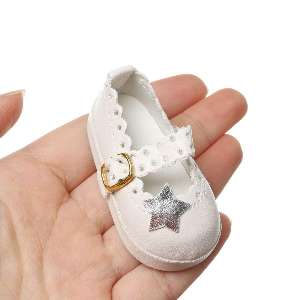 Birthday Gifts Toys Doll Accessories Doll Shoes PU Leather Shoes Pentagram Toy Shoes 16 Inch Doll