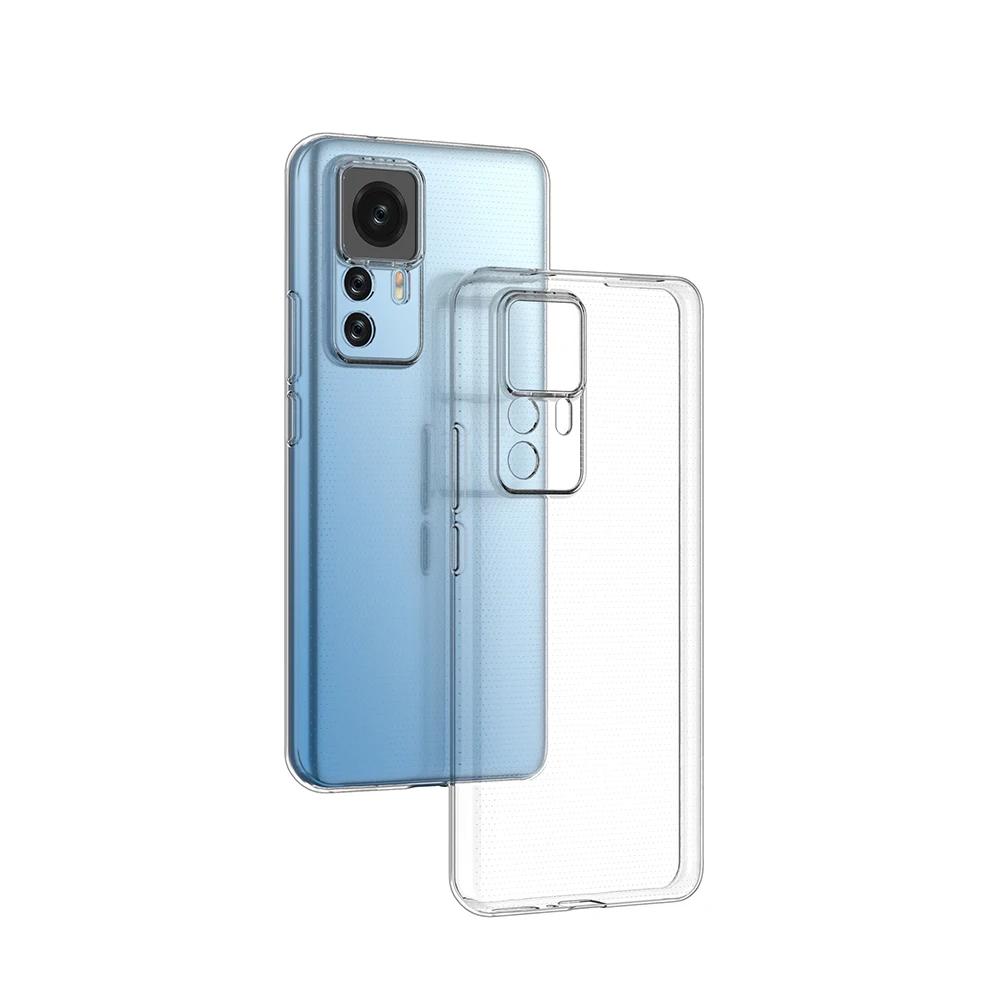 Прозрачный мягкий чехол из ТПУ с защитой от скольжения для Xiaomi 15T 14T 12T Pro 13T Pro Mi 12t Xiaomi15t Ударопрочный чехол-сумка для телефона