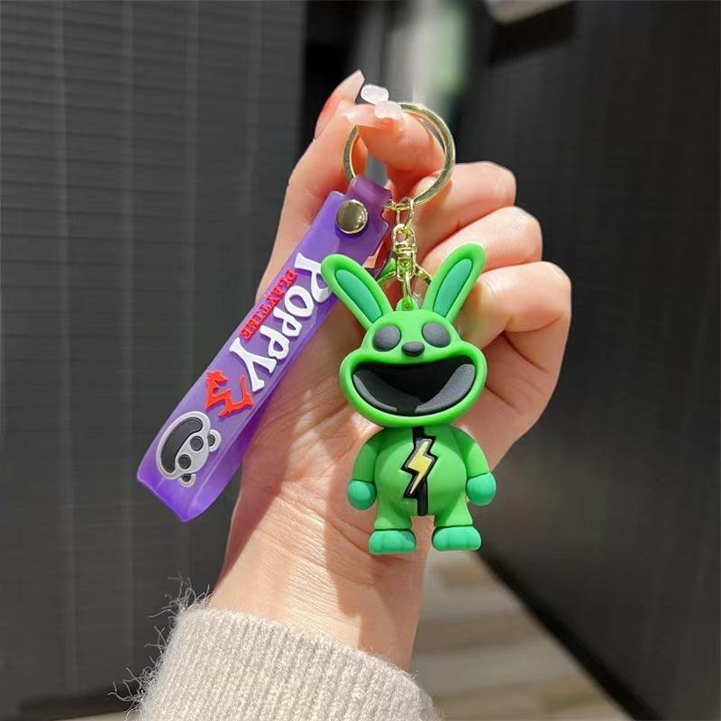 Брелок с героями мультфильмов Hopscotch Catnap Bearhug, брелок для ключей для мужчин и женщин, подвеска на рюкзак, брелоки в подарок