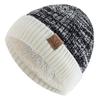 Casual Plush Knitted Hat Windproof Warm Beanie Cap Fashion Winter Knitted Hats  Unisex