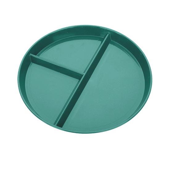 Home Breakfast Tableware Children Three Compartment Divided Meal Plate Weight Loss Ration Unbreakable Dish Plate