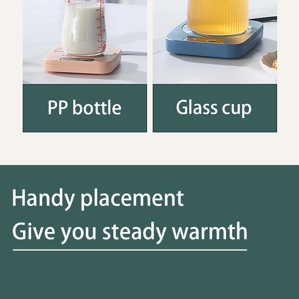 Электрический коврик для кружки, умная теплая подставка для постоянной температуры, быстрый нагрев, нагреватель для кружки, офис, низкая мощность, подарок для дома и офиса