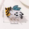 Adorable Bee Ghost Shark Claw Clip - Fun & Cute Hair Accessory for Women (Halloween Edition)