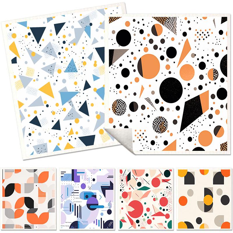 6 шт. Шведские салфетки для мытья посуды Экологичные кухонные тряпки Впитывающие кухонные полотенца Многоразовые Моющиеся Чистящие салфетки