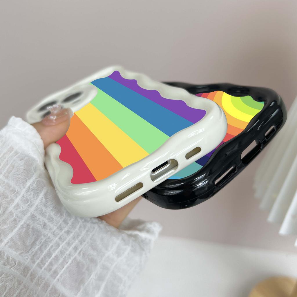 Ae93 Радужный художественный дизайн защитные чехлы для телефонов Samsung S23 S24 Ultra A55 A14 A25 A13 Infinix Hot 40 Pro Tecno Spark 20C Wave TPU задняя крышка