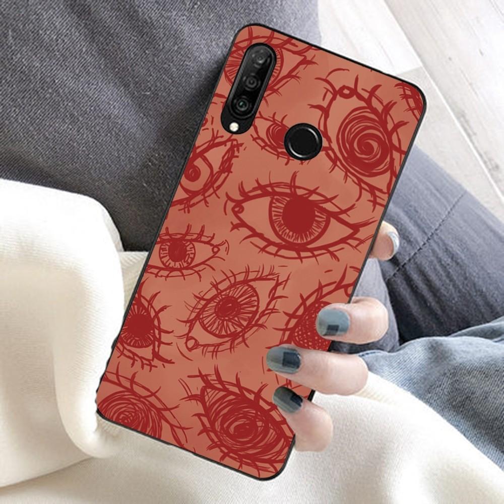 Жуткий Страшный Чехол для Телефона с Рисунком Красного Глаза для Huawei Honor 10 Lite 9 20 7A 9X 30 50 60 70 Pro Plus Мягкая Силиконовая Крышка