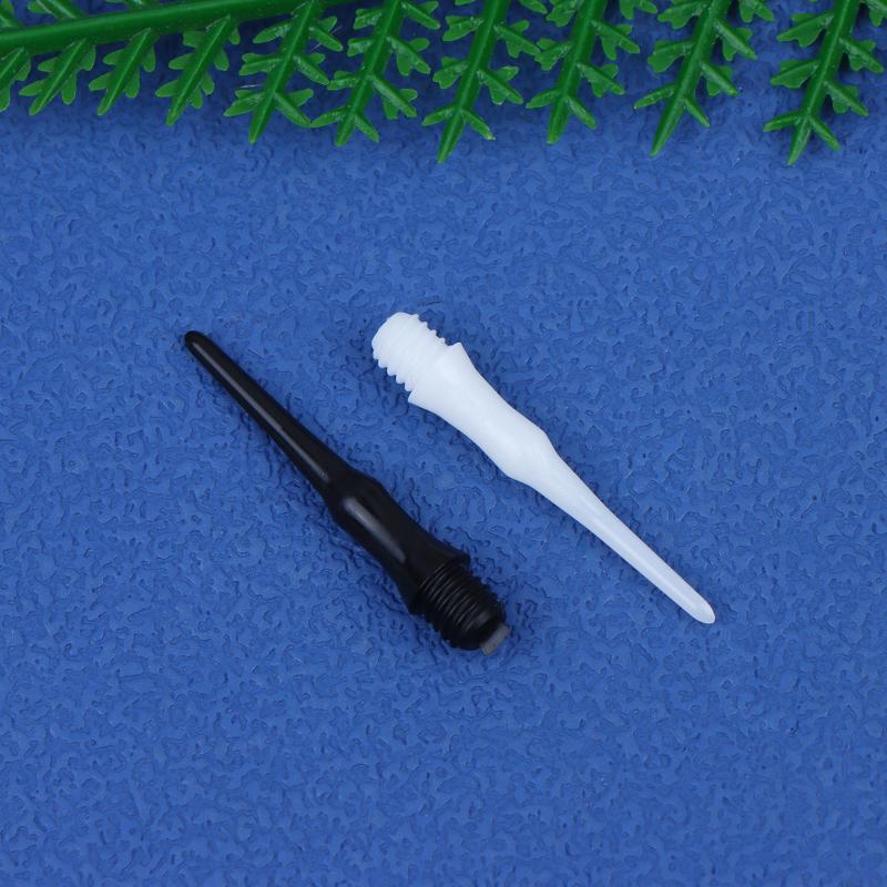 Replaceable Soft Plastic Dart Tips  Stubby Points Set with Durable Shafts for Darts Bar Practice