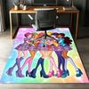 Winx Club Printed Carpet,Rug,for Office Chair Living Room Bedroom Kitchen Room Decor Gifts.
