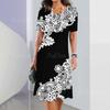 Butterfly & Floral 3D Print New Women's Dresses Plus Size Female Summer Dress
