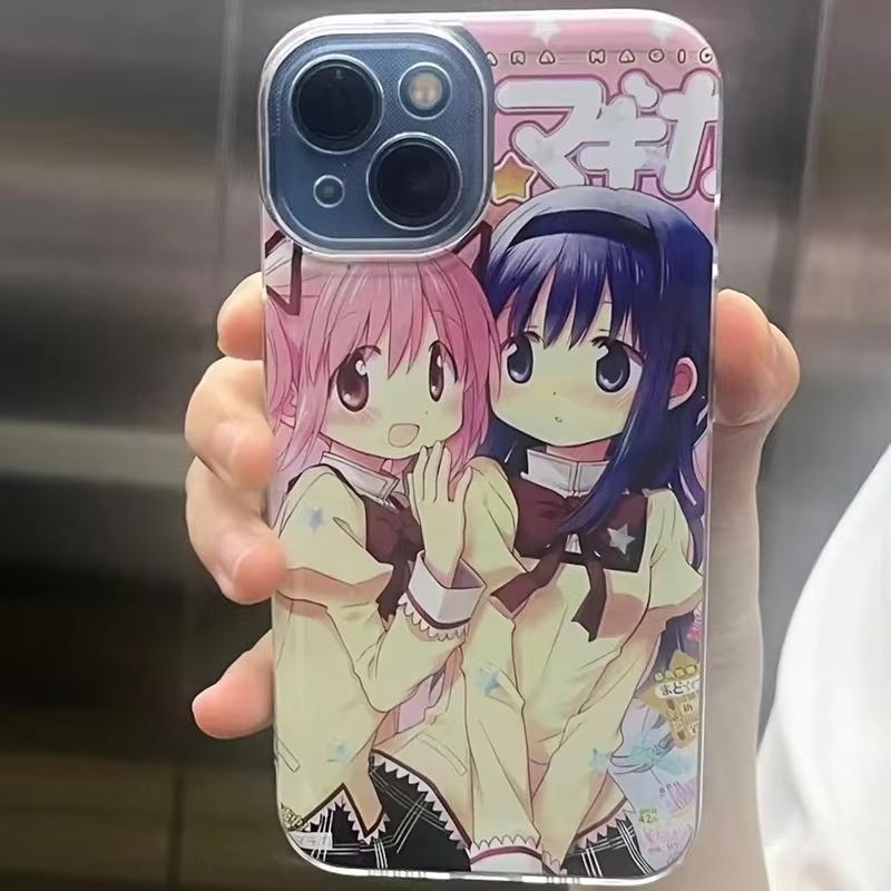 Чехол для телефона Madoka Magica для iPhone 16 e 15 14 13 12 11 Pro Max Plus X XS XR SE 2020 2022 Funda Coque Kaname Madoka