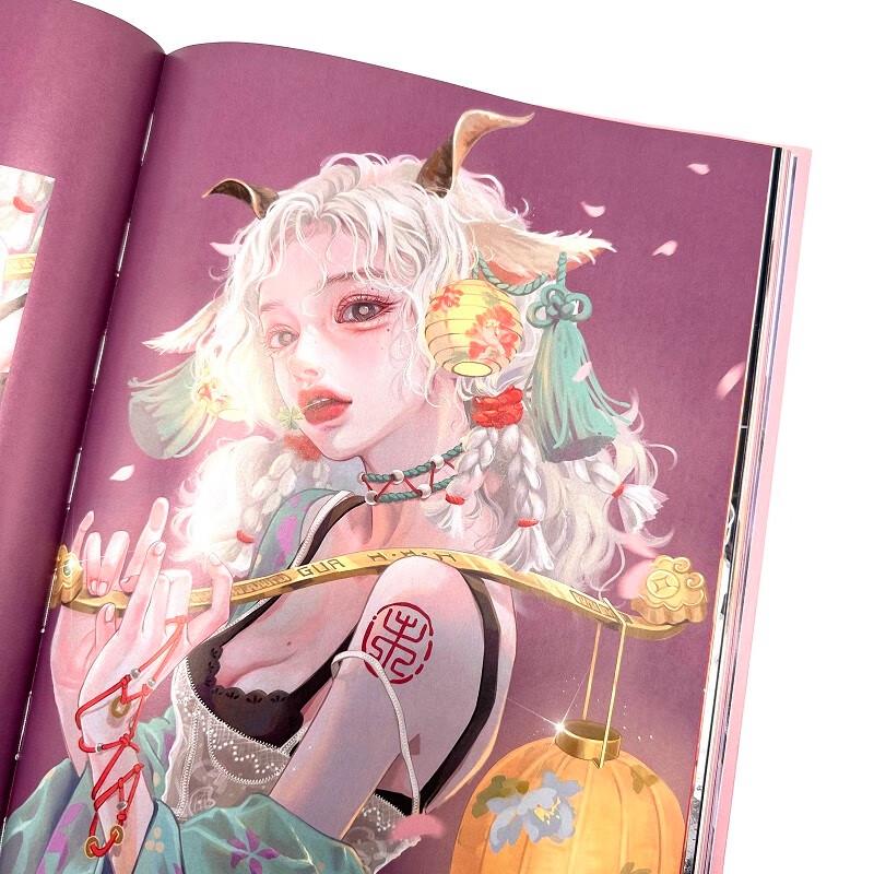 Starry Texture Girl's Illustration Art Book