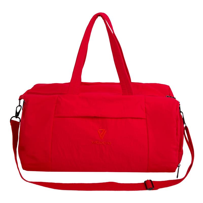 Sports bag for women, fitness bag, large-capacity short-trip travel bag, lightweight luggage bag for women, versatile commuter shoulder and crossbody