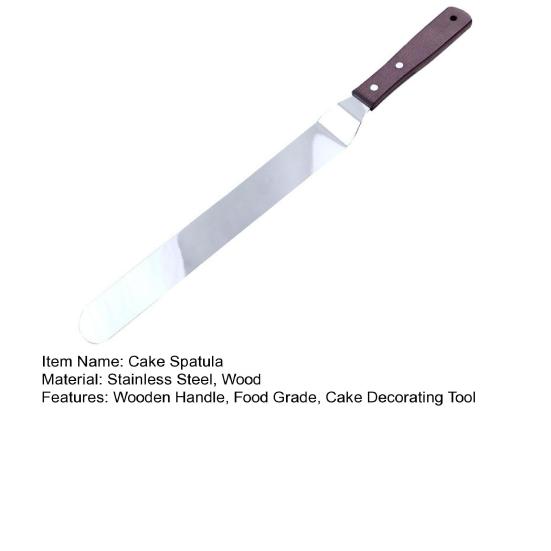 4/6/8/10/12-дюймовая лопатка для торта из нержавеющей стали с деревянной ручкой, пищевой крем, варенье, украшение торта, угловая лопаточка для глазури со смещением
