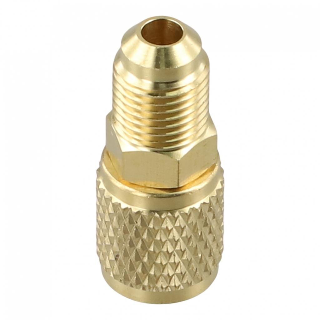 1x адаптер Male 5/16 X F1/4 SAE для систем кондиционирования воздуха R32 R410a Фитинги