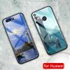 For Huawei Honor 20 Case Glass Back Lighthouse Honor Play Case for Huawei Honor 8x Max 9 10 20 20i V9 V10 V20 Play Note 10