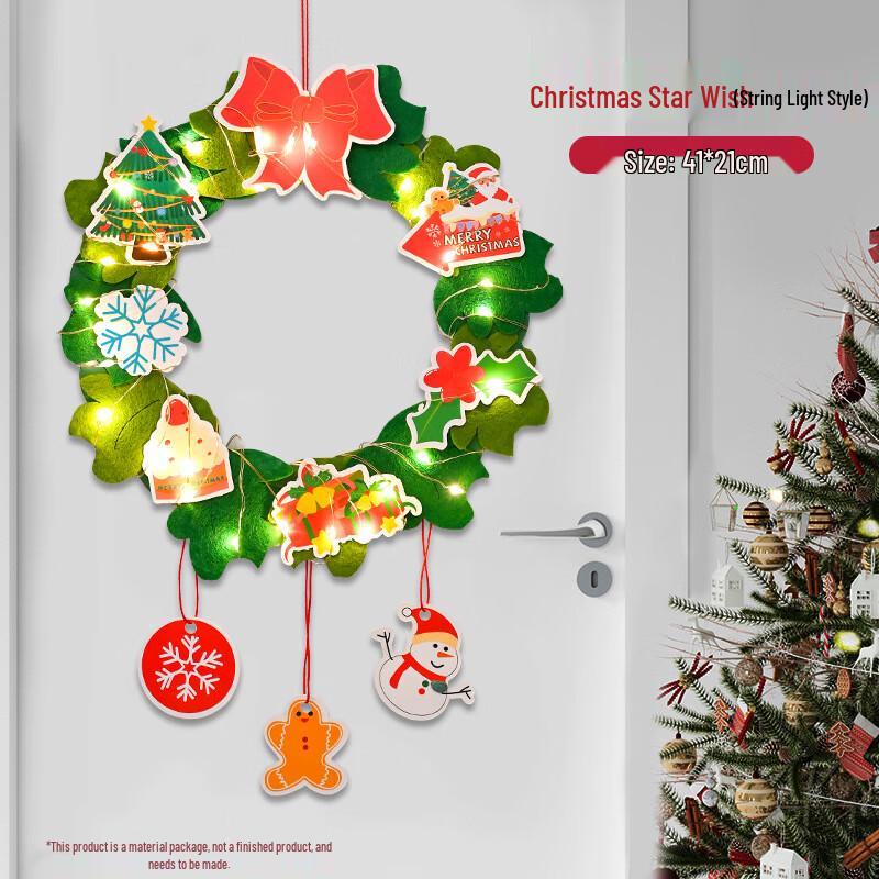 Anvelo Christmas DIY Wreath Ornament Kit