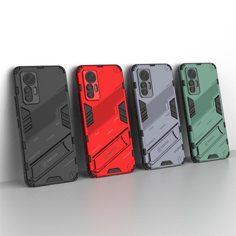 Чехол-накладка для Xiaomi Mi 12 Lite Для Mi 12 Lite Capas Новый Задний Автомобильный Кронштейн Ударопрочный Держатель Чехол Для Mi 12 Lite Pro 12X Fundas