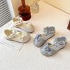 Children's Crystal Shoes Girls Princess Shoes Soft Sole Performance Shoes Evening Dress Small Leather Shoes