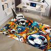 Office Carpet Soccer Ball Patterned Sofa Rug, Chair Mat Protection