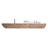 Coat Rack - Barco - Natural - Solid Wood - 91 X 8.5 X 20 Cm - Contemporary Design