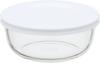 Iwaki Heat-Resistant Glass Storage Container, Small, 400ml, Holds 1 Serving of Rice, Pack Bowl, KBC4140-W1