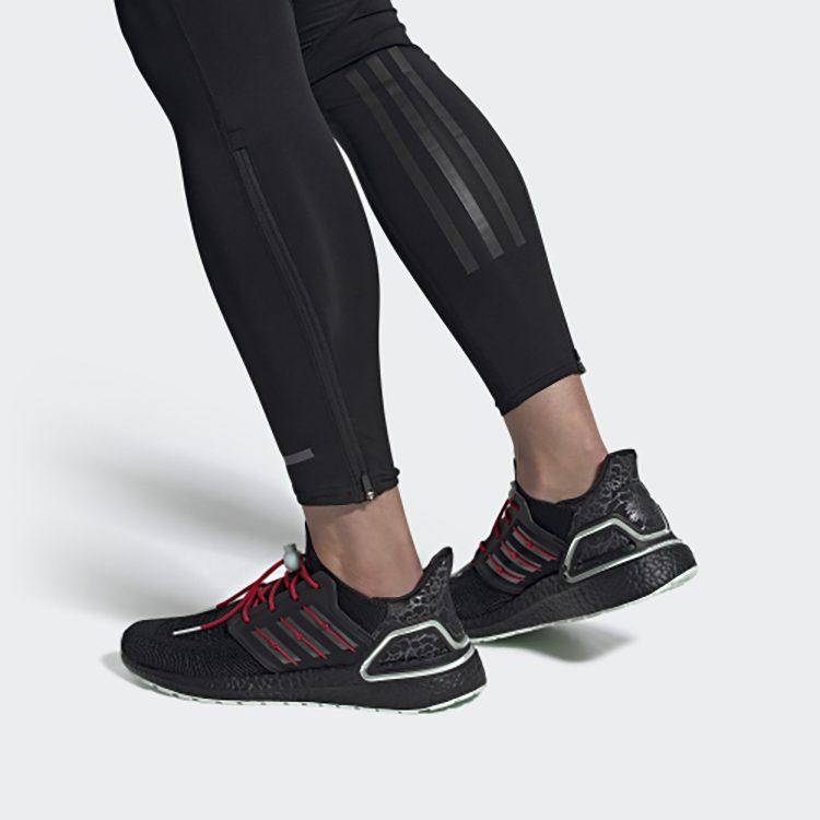 adidas UltraBoost 20 'Черный Алый' H01422