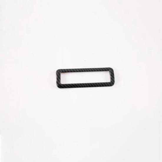 For Toyota bZ4X 2022 2023 2024 Carbon Fiber Headlight Button Switch Cover Trim