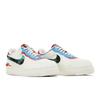 Nike Womens Air Force 1 Shadow 'Multi-Material' (women's sizes) Sail / Classic Green / University Blue / Multi-Color Skate Shoes DZ5193 100