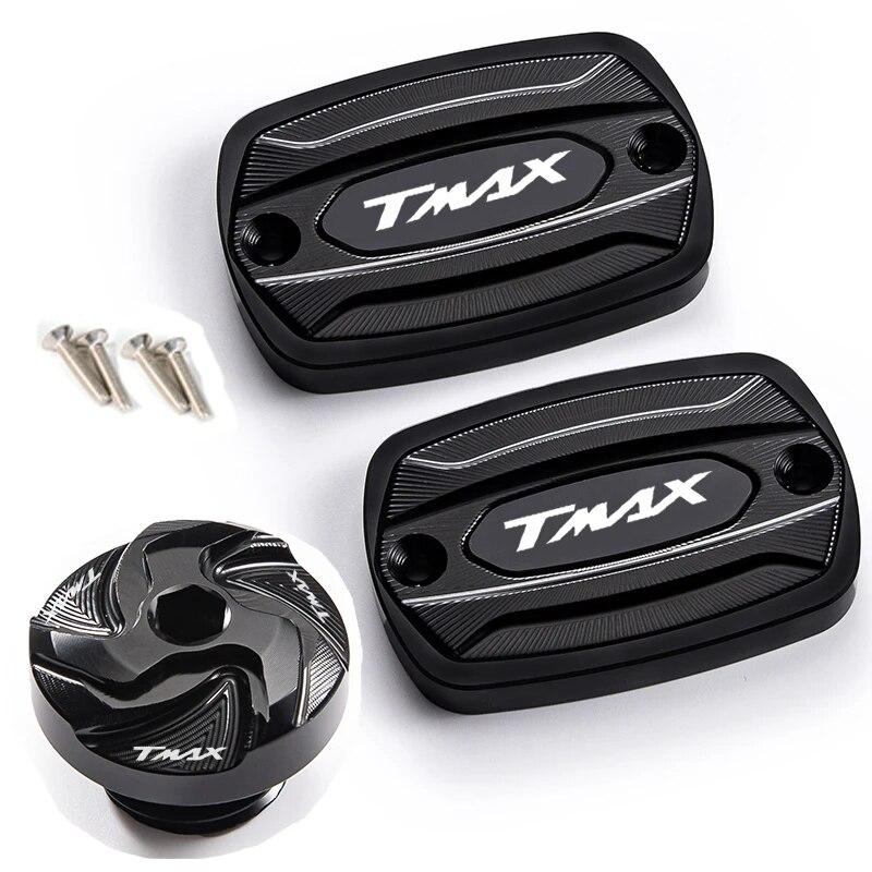 Для YAMAHA TMAX 530 SX DX T-Max 500 TMAX 500 560 TECH Max TMAX передняя тормозная жидкость, крышка тормозного бака и крышка заливной горловины, аксессуары