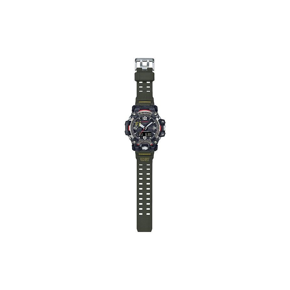 G-Shock Land Series Fashion Trend Street Big Mud King II Carbon Fiber Core Solar Quartz Movement Resin Strap Men watches Green GWG-2000-1A3PR