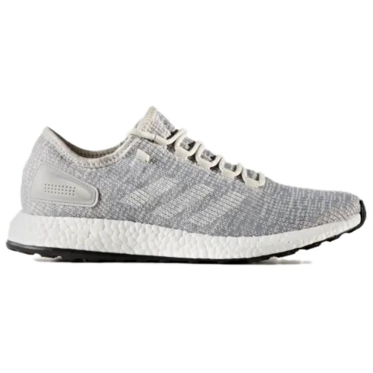 adidas Pureboost Нескользящие износостойкие Низкие беговые кроссовки Женские Светло-серые S81996