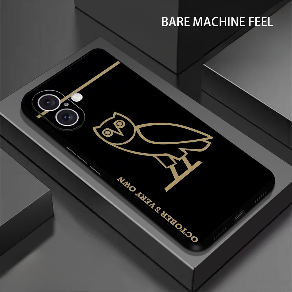 Fashion D-Drake owl Popular Phone Case For iPhone 17 16 15 14 13 12 11 X XR XS 8 Plus Mini Pro Max Soft black Shockproof Cover