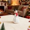 Yousheng Мини Рождественская елка Фигурка Мультяшный Снеговик Полистоун Статуэтка Праздничная Вечеринка Украшение для Дома Офиса Настольное Украшение Орнамент Праздничный Подарок