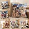 Мультяшная F-Fairy Tail-MT Наволочка с принтом животного, Наволочка, Подушка для гостиной, Чехол для подушки для дивана, Декор для спальни