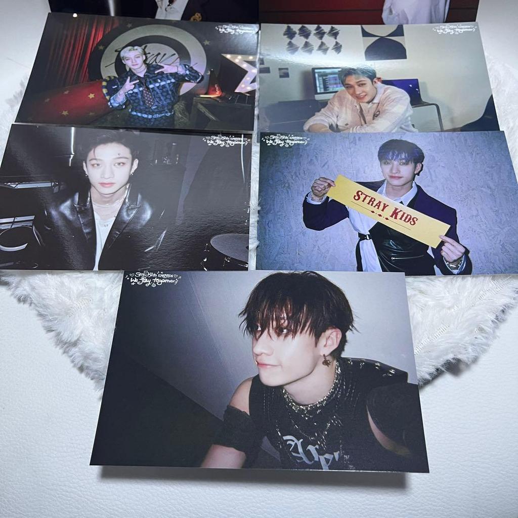 [USED] Bang Chan Stray Kids Exhibition Postcard Set of 7