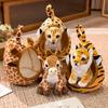Simulation Tiger Little Pet Plush Stuffed Toy Pp Cotton Fill Kids Room Decor