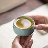 Gold-Inlaid Jade Ru Kiln Ceramic Master Tea Cup