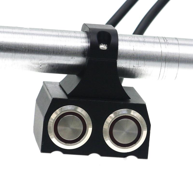 LMoDri с ЧПУ из алюминиевого сплава, мотоциклетные переключатели, переключатель на руль, двойная кнопка управления, мигалка для фар, динамик